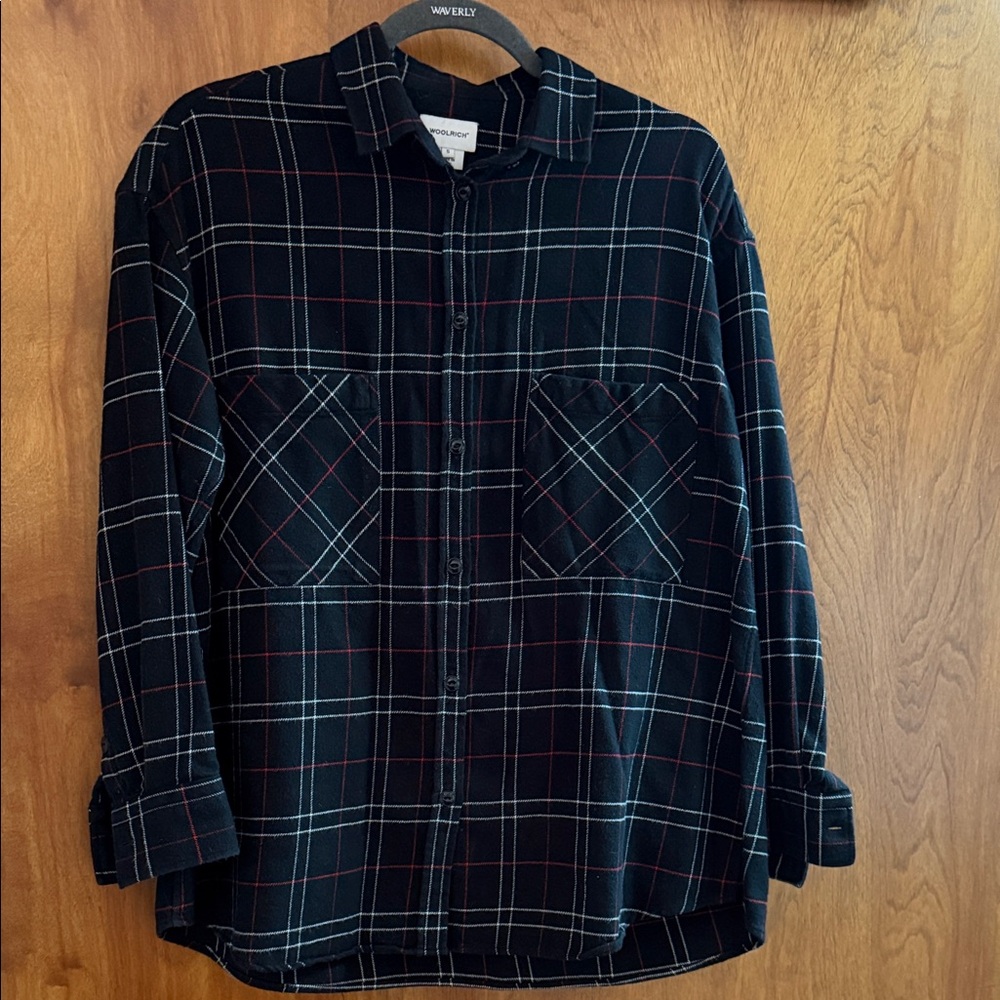 Woolrich Italy plaid flannel shirt S